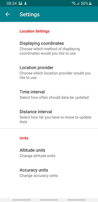 Latitude and Longitude app